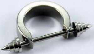  Earring With 3 Tier Ends Nickel Free Cleopatra 53622 -  