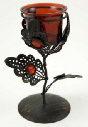  T-Light Holder H15cm Cleopatra 98436 -  