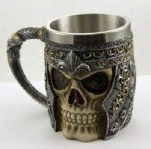  Tankard Skull Face With Armour Cleopatra 97486 -  