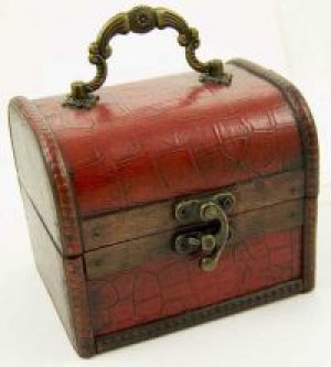  Box Wooden Chest 12X1OX1Ocm Cleopatra 72073 -  
