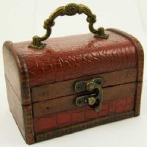 Box Wooden Chest 12X8X8cm Cleopatra 72067 -  