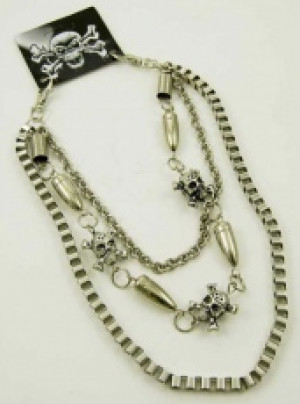  Keychain Skulls And Bullets Cleopatra 98473 -  