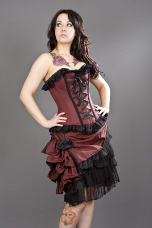  ALICE OB BURGUNDY TAFFETA - 