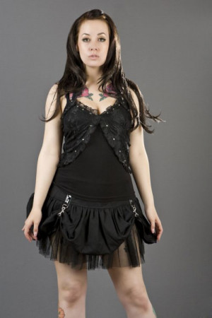  Angel gothic top in black lace - 
