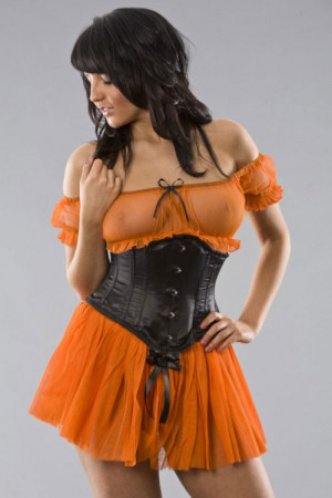  Gypsy mesh top in orange - 