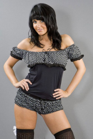 Gypsy black polka dot cotton top - 
