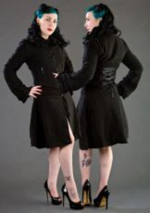  FATAL COAT BLACK FLEECE Burleska FT/CT-FL-11 -  