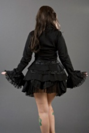  Gothic black twill jacket - Attitude -  2