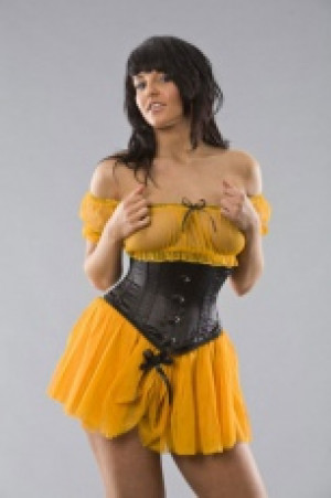  Gypsy yellow mesh top Burleska gypsy-top-yellow-mesh -  