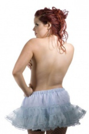  Classic mini petticoat in layered organza -  3