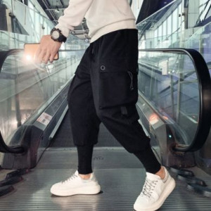  Guangzhou trousers line clothing wholesaler 8028/BK -  