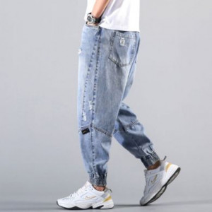   Guangzhou trousers line clothing wholesaler D715/BL -  