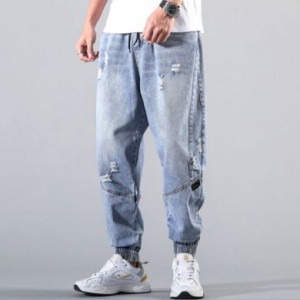   Guangzhou trousers line clothing wholesaler D715/BL -  