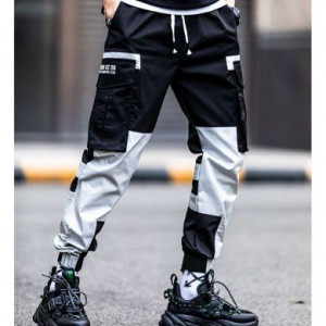    Guangzhou trousers line clothing wholesaler W100/BK -  