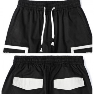     Guangzhou trousers line clothing wholesaler W100/BK -  