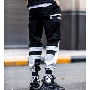     Guangzhou trousers line clothing wholesaler W100/BK -  