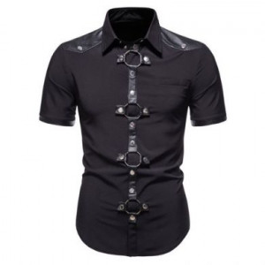 Рубашка Hangzhou Yuxiang Apparel Strength Supplier 1815-C101/BK - маленькая картинка