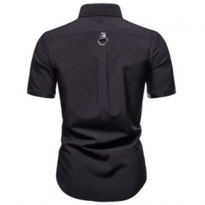 Рубашка Hangzhou Yuxiang Apparel Strength Supplier 1815-C101/BK - маленькая картинка