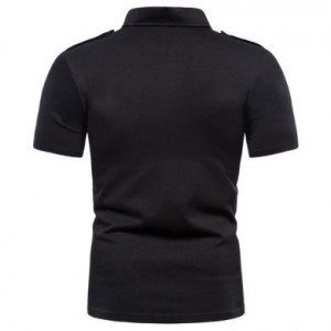 Рубашка Hangzhou Yuxiang Apparel Strength Supplier 1812-YT056/BK - маленькая картинка