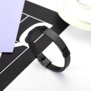  Titanium Steel Couple Bracelet Tirone Metal Jewelry Strength Factory 01/A -  