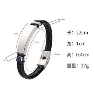  Titanium Steel Couple Bracelet Tirone Metal Jewelry Strength Factory 01/C -  