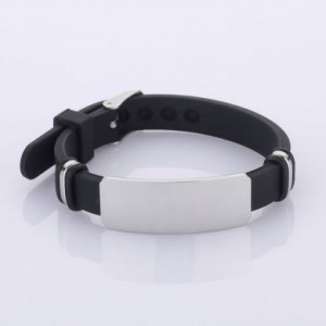  Adjustable pin buckle personalized bracelet Tirone Metal Jewelry Strength Factory 18/BK -  