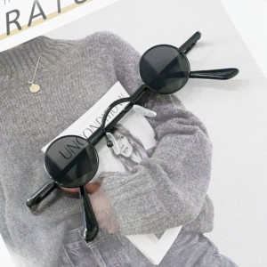, Round retro sunglasses - , 