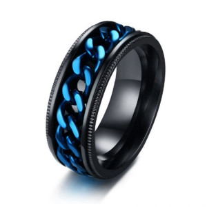 , Blue Chain Ring - ,