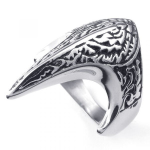 , Retro phoenix firebird alloy ring - ,