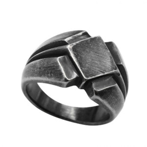 , Retro punk ring - ,