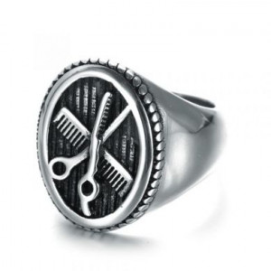  Hair stylist personality punk ring Yiwu Haiyi Electronic Commerce Co., Ltd. C59411 -  
