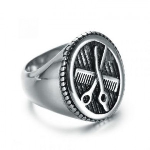  Hair stylist personality punk ring Yiwu Haiyi Electronic Commerce Co., Ltd. C59411 -  