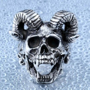  Satan ram horn skull ring Yiwu Haiyi Electronic Commerce Co., Ltd. C38084 -  