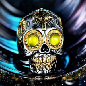  Skull head ring Yiwu Haiyi Electronic Commerce Co., Ltd. C23106 -  