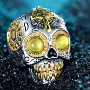  Skull head ring Yiwu Haiyi Electronic Commerce Co., Ltd. C23106 -  