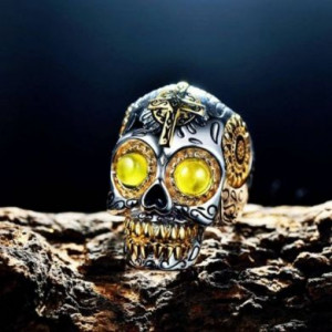 Skull head ring Yiwu Haiyi Electronic Commerce Co., Ltd. C23106 -  