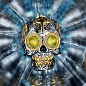  Skull head ring Yiwu Haiyi Electronic Commerce Co., Ltd. C23106 -  