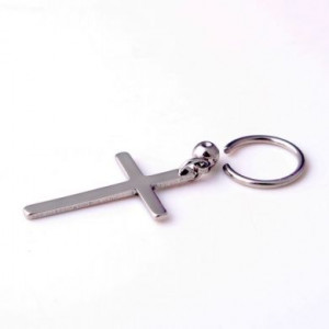  Cross alloy earrings Yiwu Haiyi Electronic Commerce Co., Ltd. C52123/SI -  