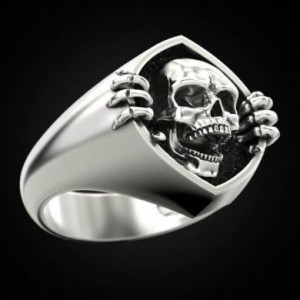  Hand jewelry skull ring Yiwu Haiyi Electronic Commerce Co., Ltd. P0002 -  