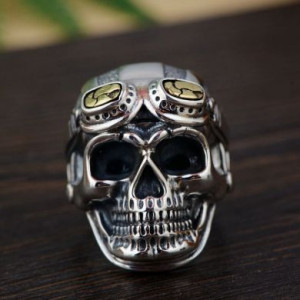  Skull shape ring Yiwu Haiyi Electronic Commerce Co., Ltd. BD8358 -  