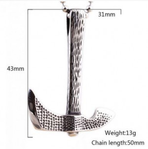  Axe pendant necklace with bead chain Yiwu Haiyi Electronic Commerce Co., Ltd. C29747 -  