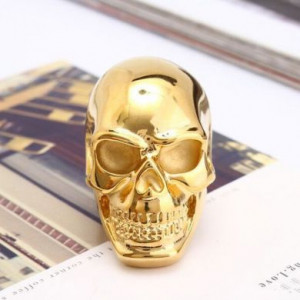  Shou skull titanium steel ring Yiwu Haiyi Electronic Commerce Co., Ltd. TR0030/GL -  