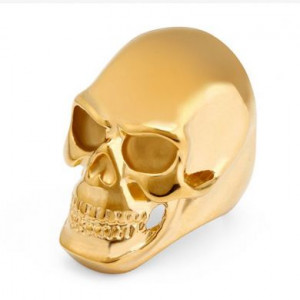  Shou skull titanium steel ring Yiwu Haiyi Electronic Commerce Co., Ltd. TR0030/GL -  