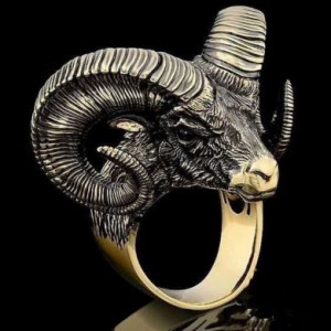  Satan sheep head ring Yiwu Haiyi Electronic Commerce Co., Ltd. SY-2868 -  