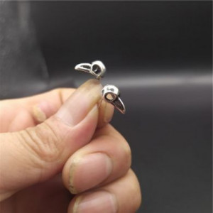  Crow Head Stud Earrings Yiwu Haiyi Electronic Commerce Co., Ltd. L-010 -  