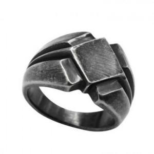  Retro punk ring Yiwu Haiyi Electronic Commerce Co., Ltd. C56449/BK -  
