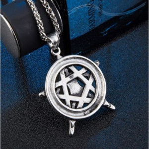  Pentagram skull pendant necklace Yiwu Haiyi Electronic Commerce Co., Ltd. C38158 -  