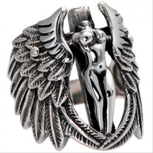  Guardian Angel ring Yiwu Hecheng Jewelry Strength Supplier R711 -  