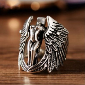  Guardian Angel ring Yiwu Hecheng Jewelry Strength Supplier R711 -  