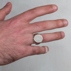  Retro pattern ring Yiwu Hecheng Jewelry Strength Supplier R1360 -  